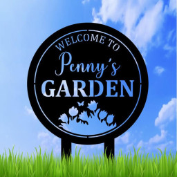 Personalized Garden Stake Metal Sign, Gift For Mother's Day, Gift For Garden Lover