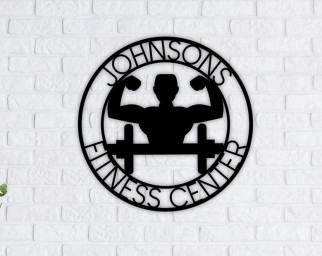 Gym Sign-Personalized Home Gym Sign-Custom Metal Gym Sign-Home Gym Sign-Cross Fit Sign-Custom Gym Sign-Metal Gym Sign-Gym Metal Sign