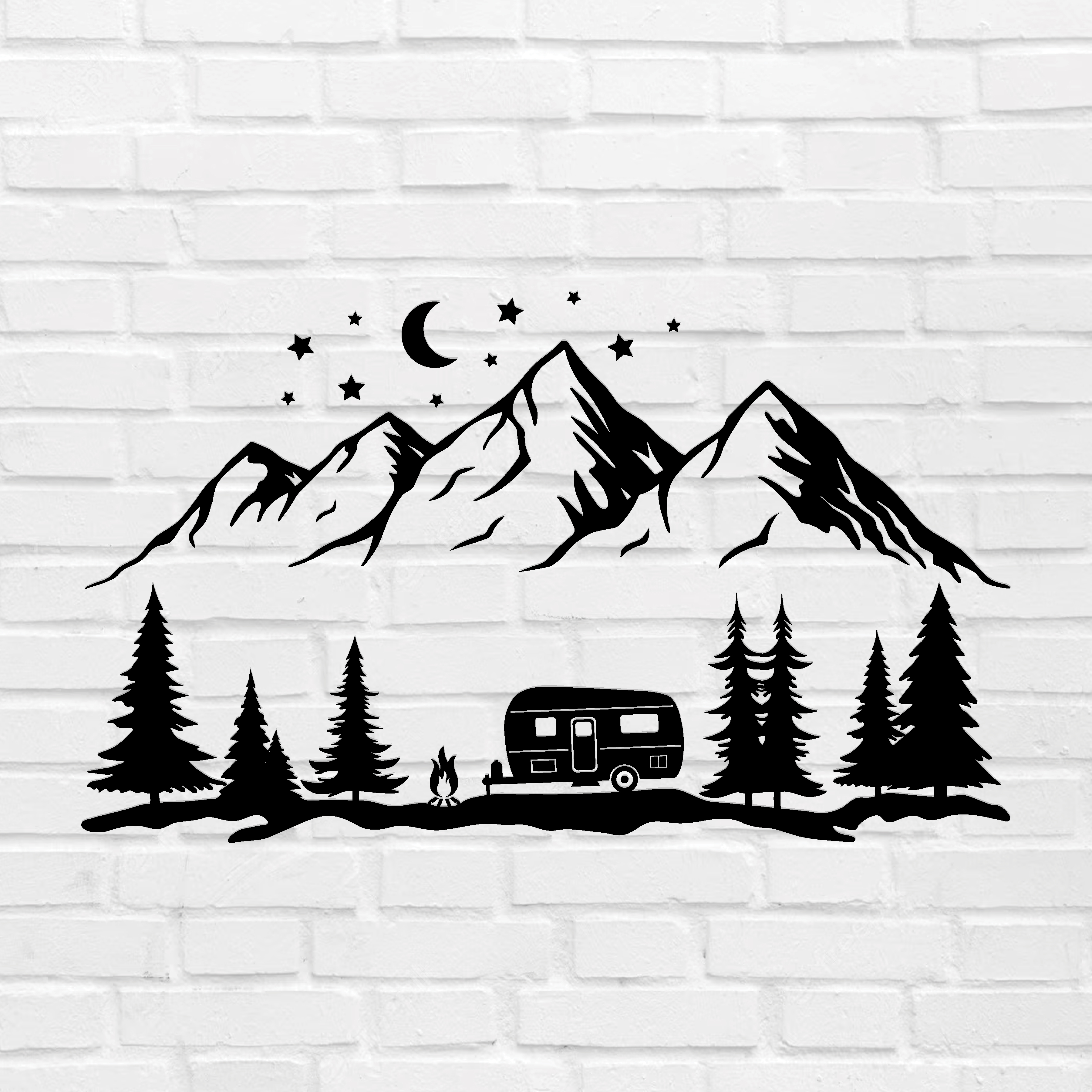 Campsite Metal Sign