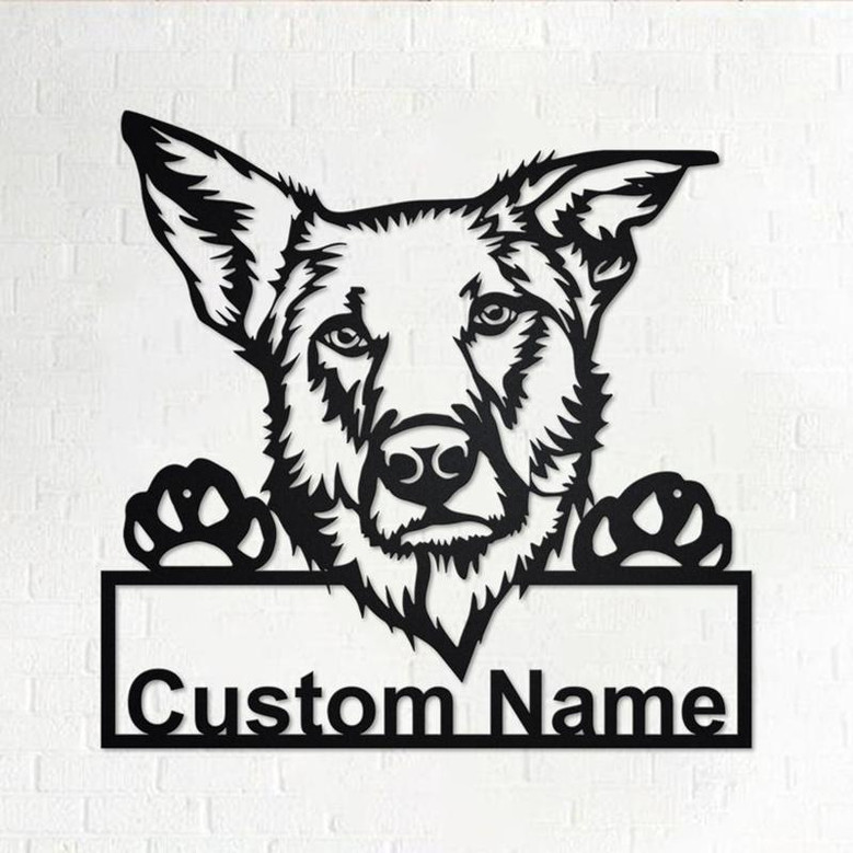 Personalized Chinook Metal Sign | Chinook Metal Wall Art | Chinook Metal Wall Decor | Custom Chinook | Custom Dog | Chinook Dog | Dog Lover
