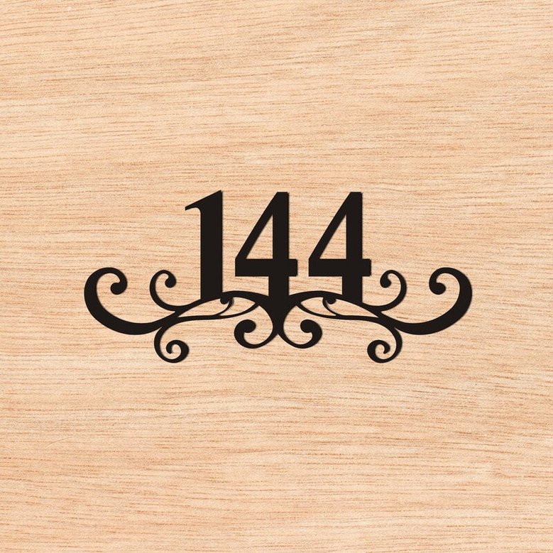 Personalized House Number Sign, Metal House Numbers, Monogram Sign, Metal Family Monogram Decor