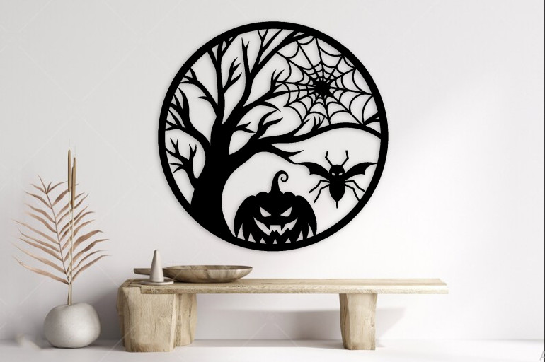 Halloween metal signs