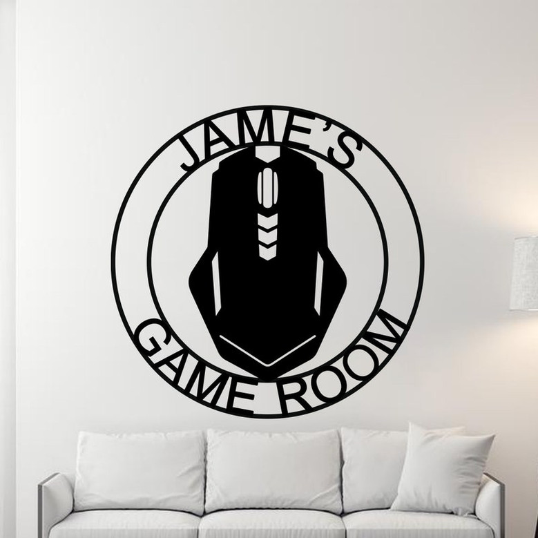 PC Gaming Sign, Gamer Sign, Gaming Username Sign, Game Room Sign, Computer Gaming, Gaming Mouse Sign, Gaming Decor, Gaming Pc Sign, PC Room