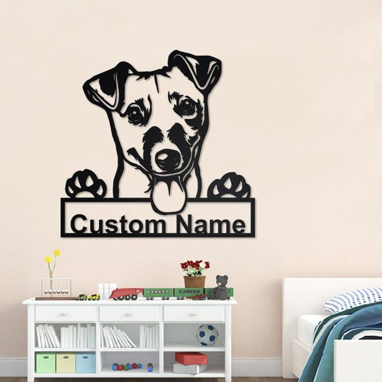 Personalized Jack Russell Terrier Metal Sign | Jack Russell Terrier Metal Wall Art | Dog Metal Sign | Jack Russell Terrier Gift | Dog Lover