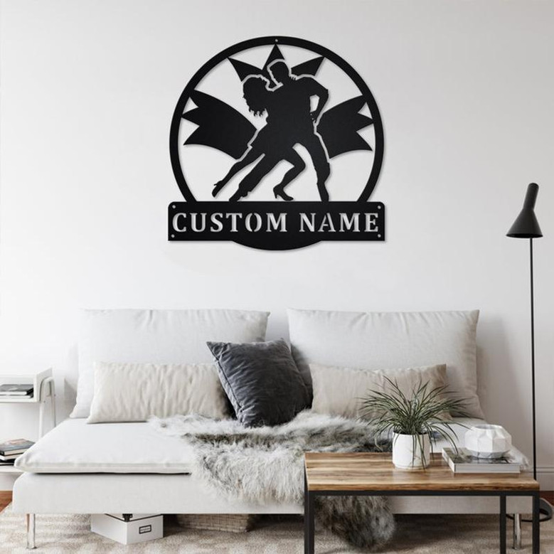 Personalized Latin Dance Metal Sign | Latin Dance Metal Wall Art | Latin Dance Metal wall Decor | Latin Dance Lover Gift| Custom Latin Dance