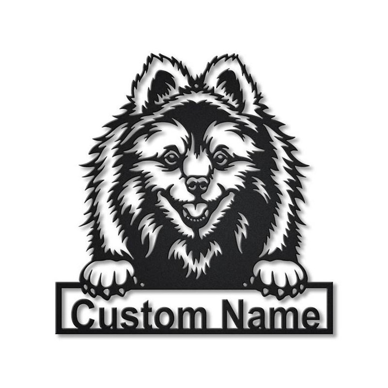 Personalized Volpino Dog Metal Sign Art | Custom Volpino Dog Metal Sign | Dog Gift | Birthday Gift | Animal Funny