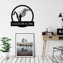 Personalized Saxophone Metal Sign Art, Custom Saxophone Metal Sign, Saxophone Gifts for Men, Saxophone Gift, Musical Instrument Gift