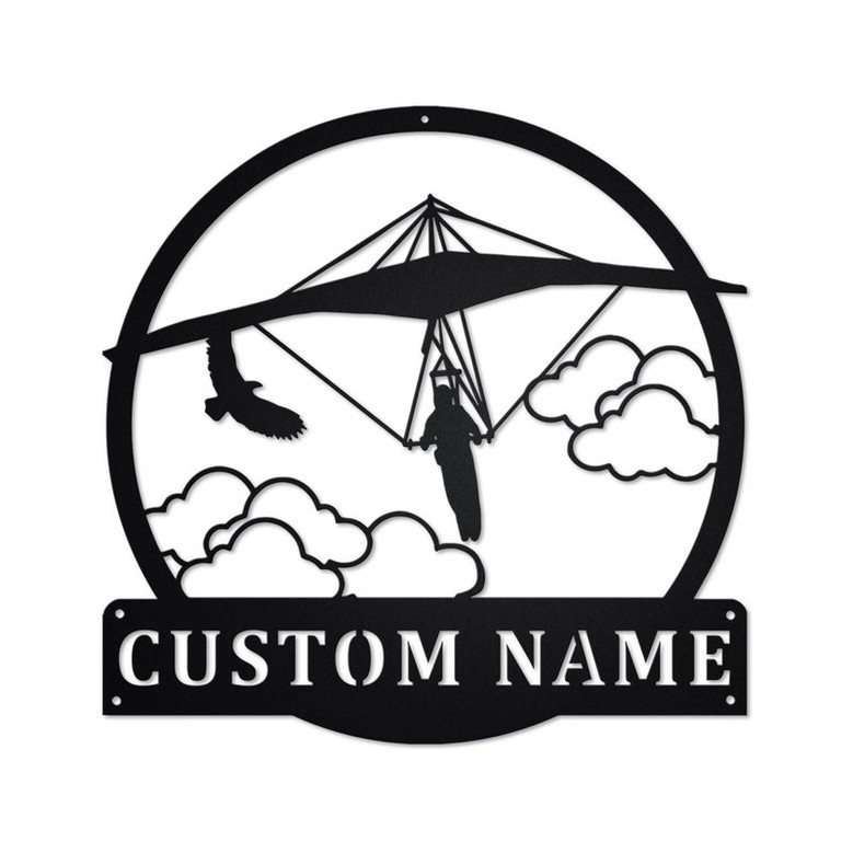 Personalized Hang Gliding Metal Sign | Hang Gliding Metal Wall Art | Hang Gliding Metal wall Decor | Hang Gliding Lover Gift | Hang Gliding