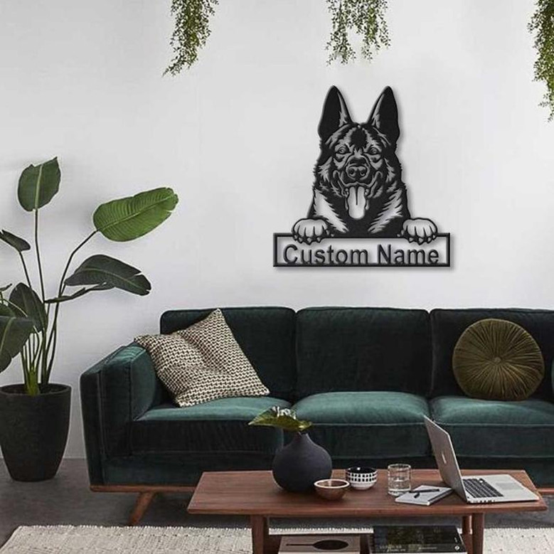 Personalized West Gothic Dog Metal Sign Art | Custom West Gothic Dog Metal Sign | Dog Gift | Animal Funny | Birthday Gift
