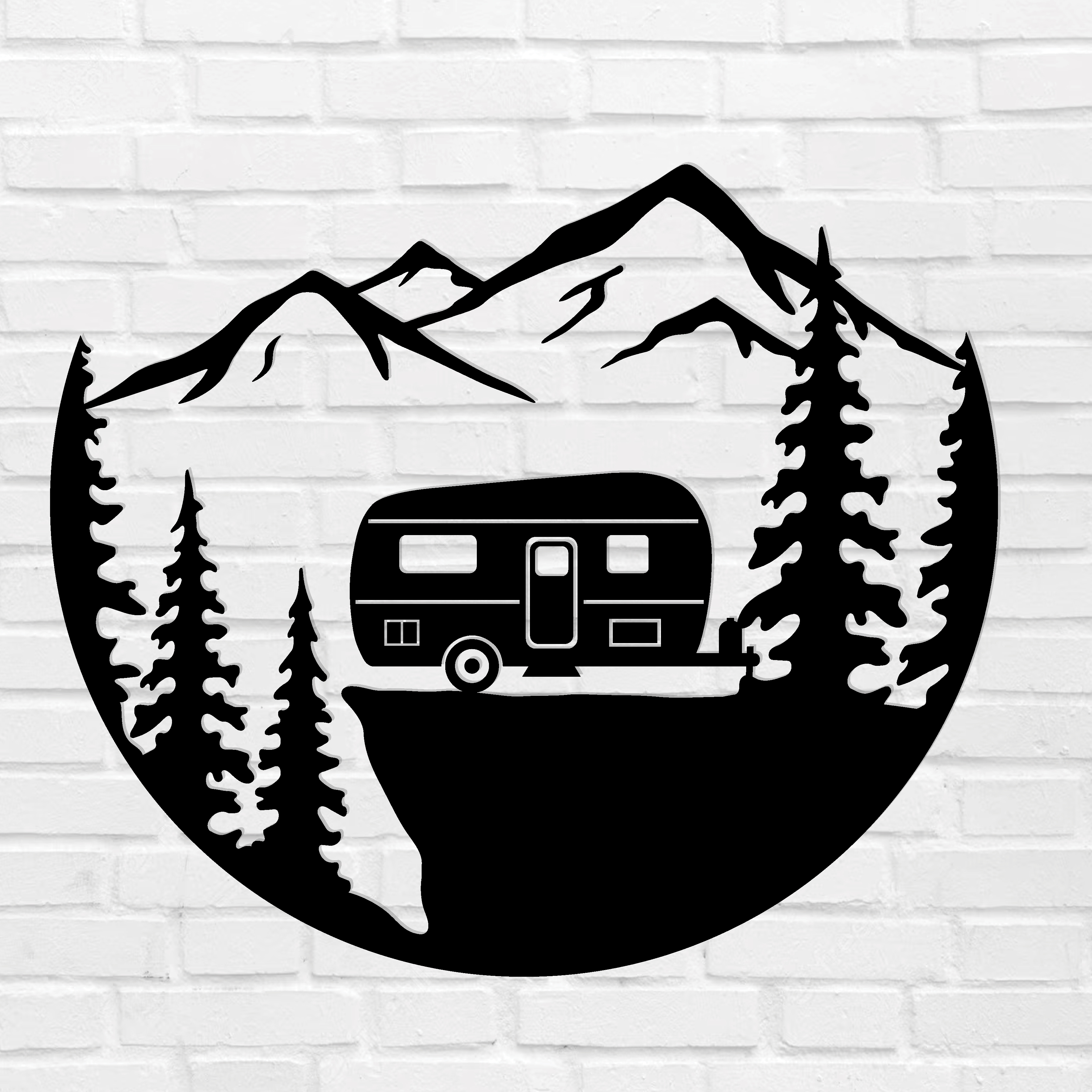 Campsite Metal Sign