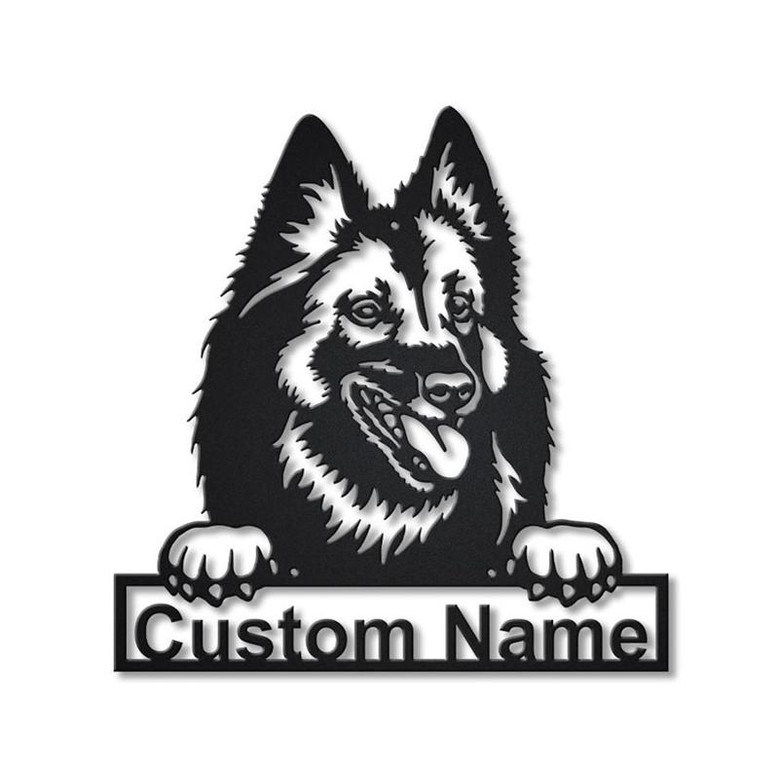 Personalized Belgian Tervuren Dog Metal Sign Art | Custom Belgian Tervuren Dog Metal Sign | Dog Gift | Animal Funny | Birthday Gift