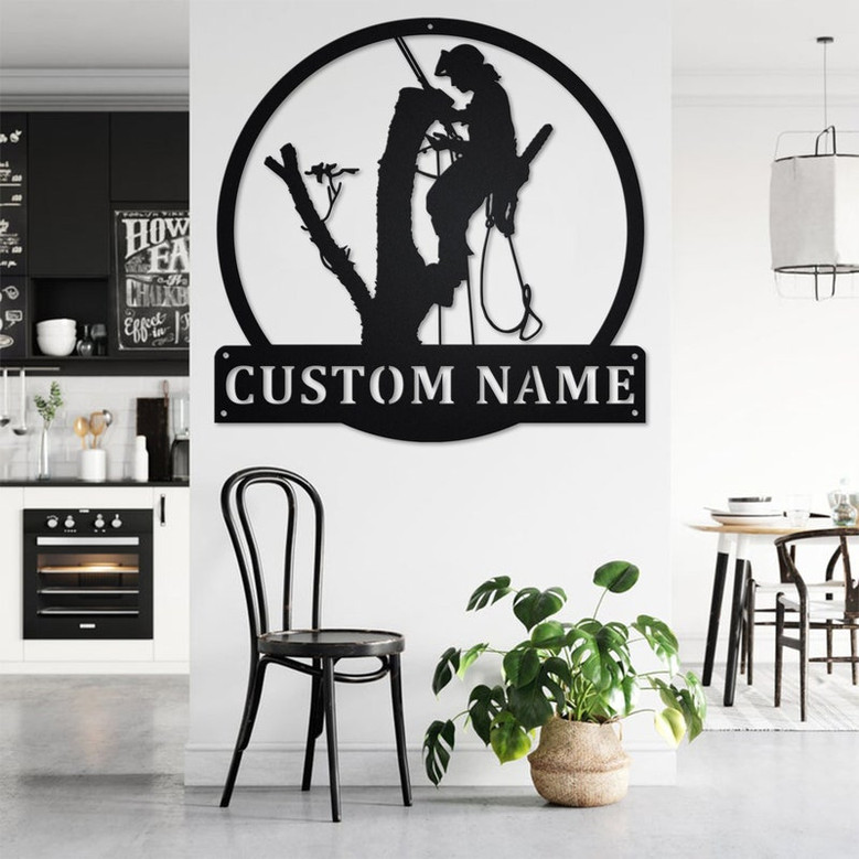 Custom Arborists Metal Wall Art, Personalized Arborists Name Sign Decoration For Room, Arborists Home Decor, Custom Arborists, Arborists