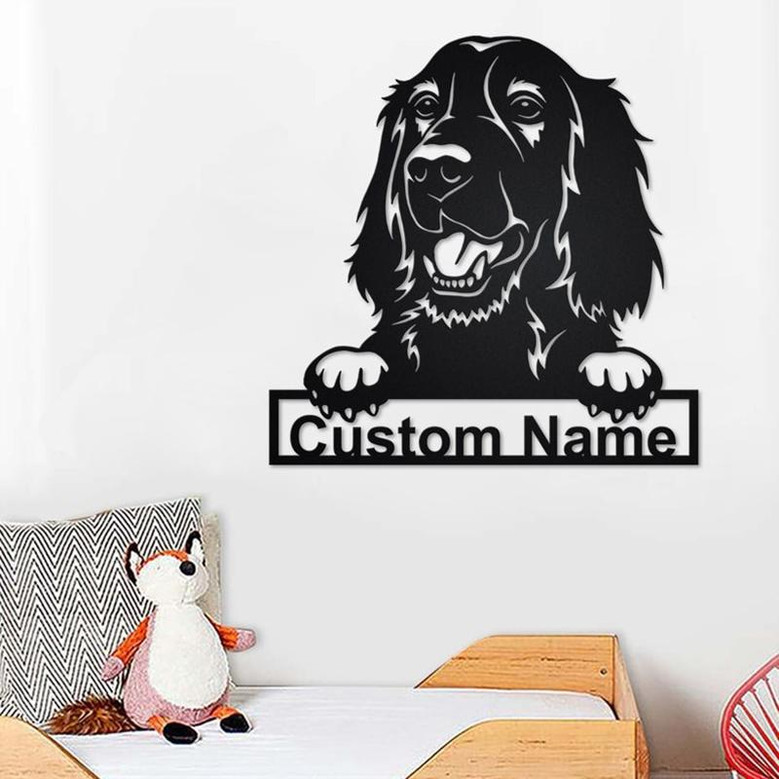 Custom Irish Setter Dog Metal Wall Art, Personalized Irish Setter Name Sign Decoration For Room, Irish Setter Home Decor, Custom Dog