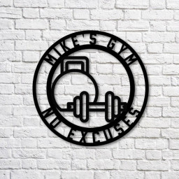 Personalized Home Gym Signs for Workout Room, Personalized Metal Sign, Home Gym Wall Art,Home Gym Decor Personalized Gym Sign Weight Lifting