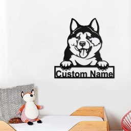 Personalized Akita Inu Metal Sign | Akita Inu Metal Wall Art | Dog Metal Sign | Akita Inu Lover Gifts | Dog Lover Gifts | Akita Inu Lover