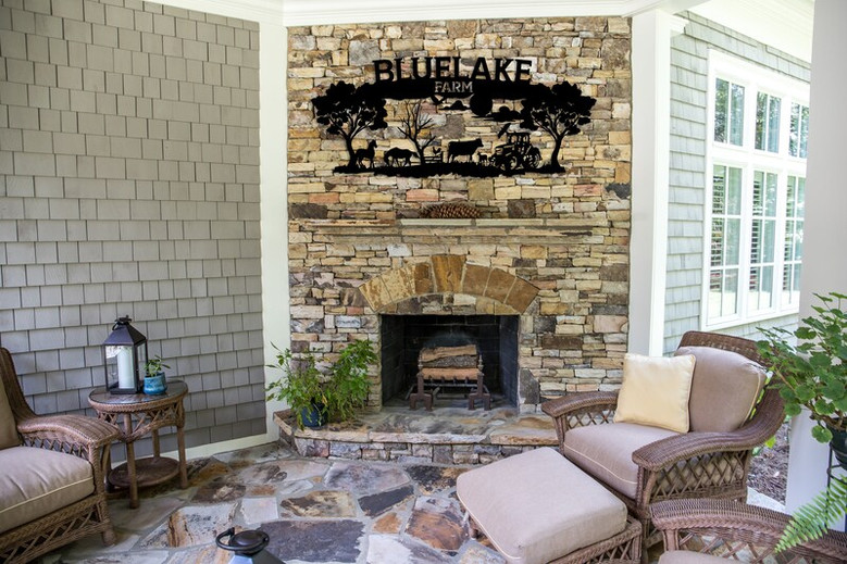 Custom Metal Farm Sign, Ranch Metal Sign, Personalized Farmville Name Sign, Large Outdoor Decor