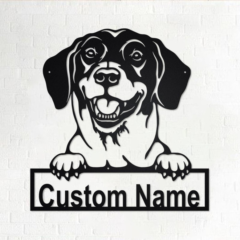 Personalized Danish Dachsbracke Metal Sign | Danish Dachsbracke Metal Wall Art|Danish Dachsbracke Metal Wall Decor|Custom Danish Dachsbracke
