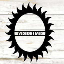 Outdoor Welcome Sign \/ Welcome Metal Word | He Is Risen Sign | Easter Wall Decor | Easter Sign | Metal Signs | Farmhouse Metal Sign