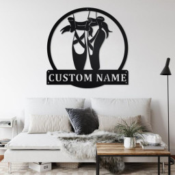 Custom Ballerina Metal Wall Art, Personalized Ballerina Name Sign Decoration For Room, Ballerina Home Decor, Custom Ballerina, Ballerina
