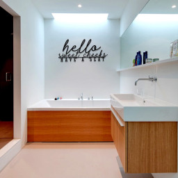 Premium Personalized Wall Art for House, Custom Hello Sweet Cheeks Hanging, Metal Wall Sign