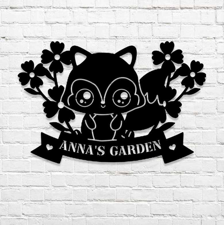 Personalized Garden Metal Sign,Customized Metal Sign,Custom Family Name Sign,Housewarming Gift