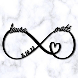 Metal Address Plaque, Metal Address Sign, Address Sign, Infinity Signs, Sign for her, Sign for him, New couple gift, gift for mom, monogram