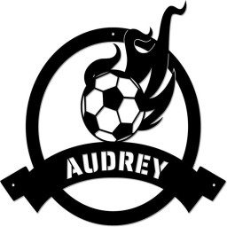 Personalized Room Door Signs for Kids Room | Kids Room Signs for Door with Soccer Ball