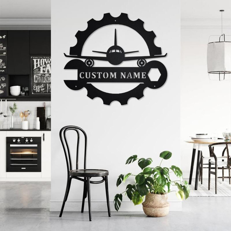 Personalized Aircraft Mechanic Metal Sign| Aircraft Mechanic Metal Wall Art| Aircraft Mechanic Metal Sign| Aircraft Mechanic Gift | Mechanic