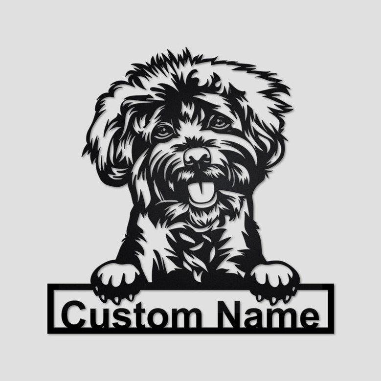Personalized Labradoodle Metal Sign | Labradoodle Metal Wall Art | Dog Metal Sign | Labradoodle Gift | Dog Lover | Labradoodle Lover Gifts