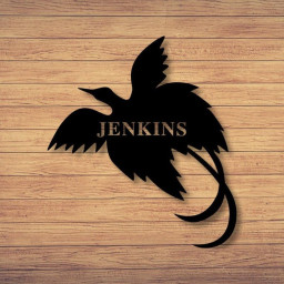Custom Metal Bird Sign Metal Address Sign Metal Wall Art Farmhouse Decor Family Name Sign Housewarming Metal Birds Of Paradise