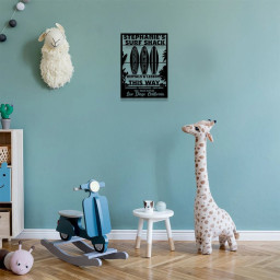 Personalized Garden Metal Sign,Custom Family Name Sign,Gift For Gardener,Greenhouse /Fence Décor,Housewarming Gift