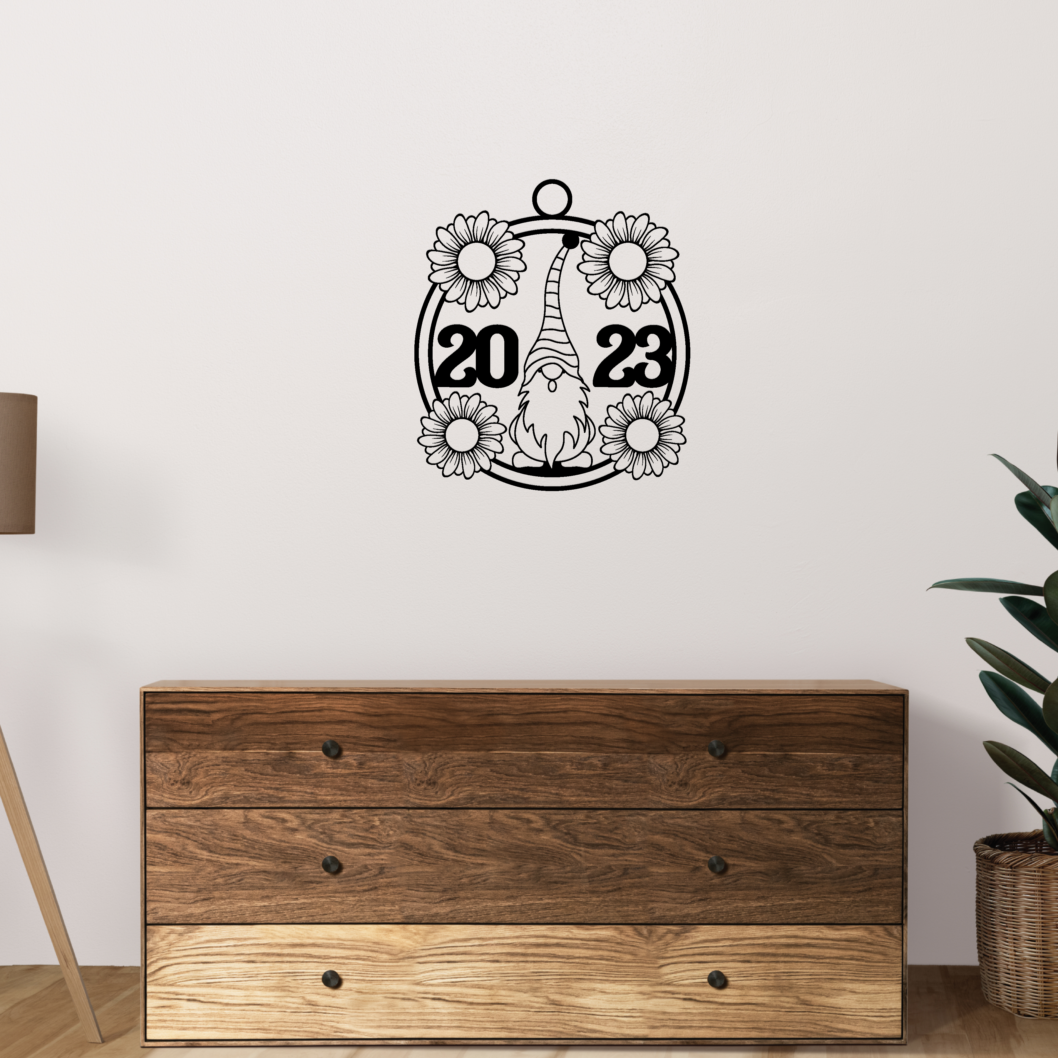 Happy New Year ornament Metal Sign