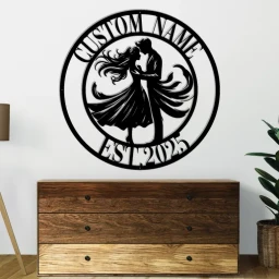 Couple Valentine Metal sign