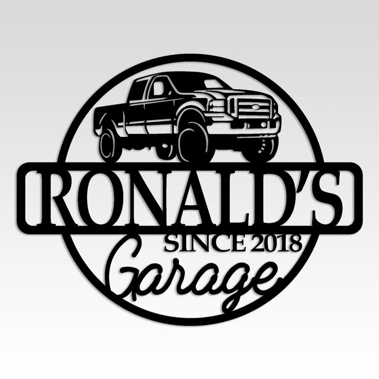 Custom Metal Sign for Garage, Personilazed Metal Garage Sign, Car Lovers Custom Metal Gift