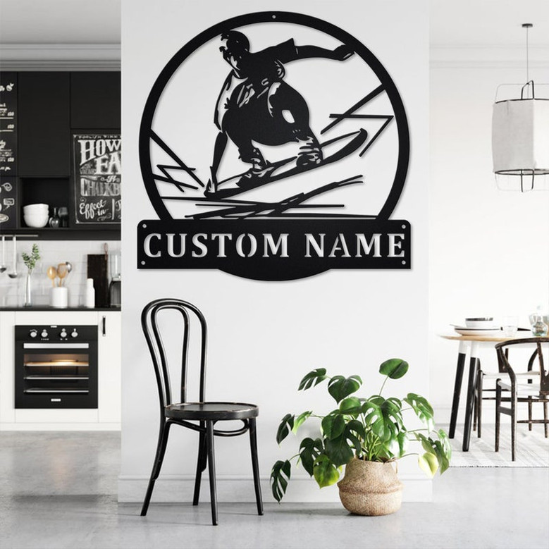 Custom Sandboarding Metal Wall Art, Personalized Sandboarder Name Sign Decoration For Room,Sandboarding Metal Home Decor,Custom Sandboarding