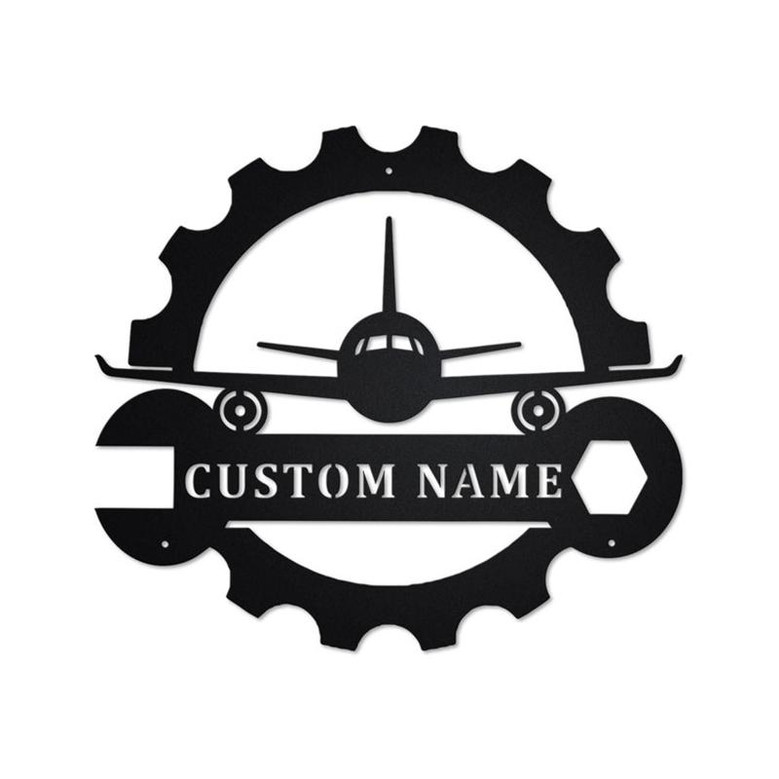 Personalized Aircraft Mechanic Metal Sign| Aircraft Mechanic Metal Wall Art| Aircraft Mechanic Metal Sign| Aircraft Mechanic Gift | Mechanic