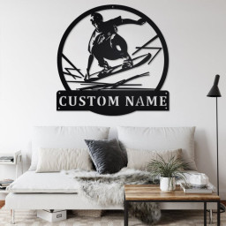 Custom Sandboarding Metal Wall Art, Personalized Sandboarder Name Sign Decoration For Room,Sandboarding Metal Home Decor,Custom Sandboarding