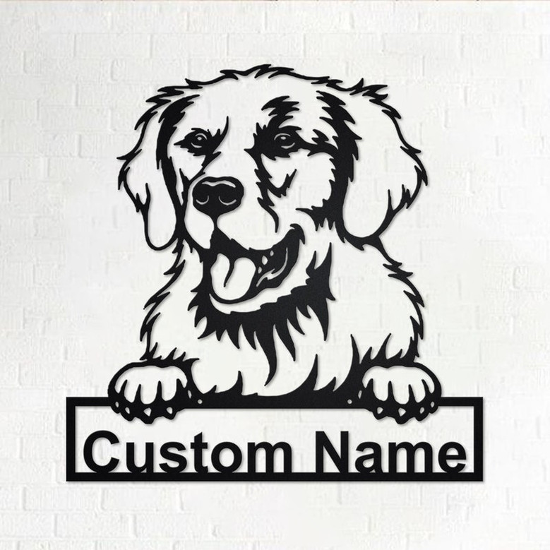 Custom Kuvasz Dog Metal Wall Art, Personalized Kuvasz Name Sign Decoration For Room, Kuvasz Home Decor, Custom Dog, Custom Kuvasz Dog