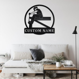 Personalized Ironworker Metal Sign | Ironworker Metal Wall Art | Ironworker Metal wall Decor | Ironworker Gift | Custom Ironworker