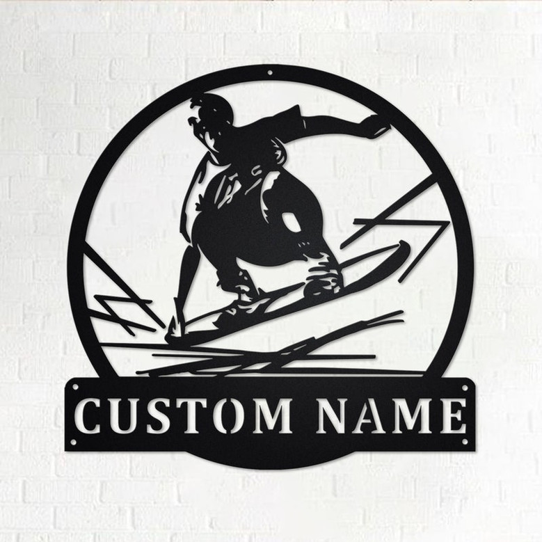 Custom Sandboarding Metal Wall Art, Personalized Sandboarder Name Sign Decoration For Room,Sandboarding Metal Home Decor,Custom Sandboarding