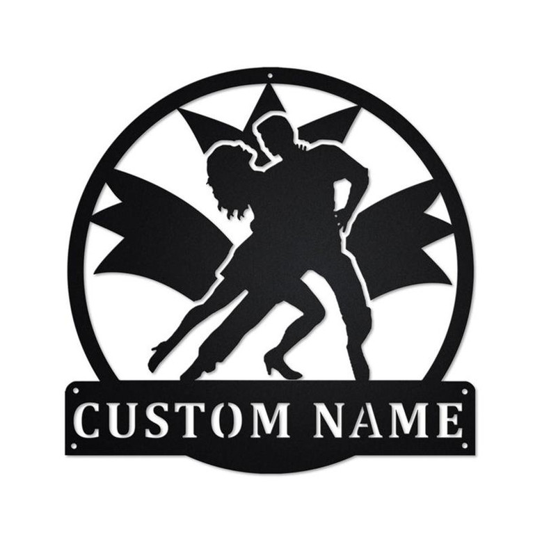 Personalized Latin Dance Metal Sign | Latin Dance Metal Wall Art | Latin Dance Metal wall Decor | Latin Dance Lover Gift| Custom Latin Dance