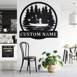 Custom Kayak Female Metal Wall Art,Personalized Kayak Name Sign Decoration For Room, Kayak Metal Home Decor, Custom Kayak , Kayak Female