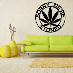 Custom Marijuana Sign, Weed Metal Wall Decor, Marijuana Dispensary Sign, Cannabis Wall Art, Marijuana Leaf Metal Sign, Gift for Stoners