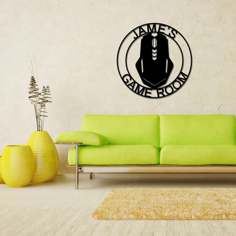 PC Gaming Sign, Gamer Sign, Gaming Username Sign, Game Room Sign, Computer Gaming, Gaming Mouse Sign, Gaming Decor, Gaming Pc Sign, PC Room