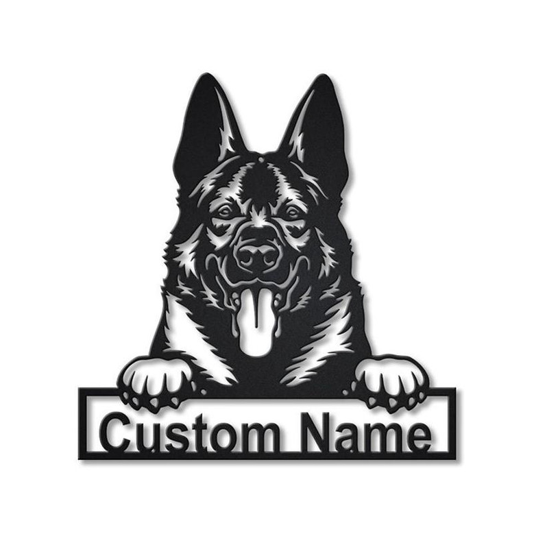 Personalized West Gothic Dog Metal Sign Art | Custom West Gothic Dog Metal Sign | Dog Gift | Animal Funny | Birthday Gift