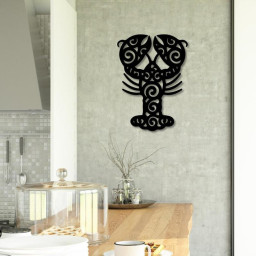 Crawfish Kitchen Metal Signs, Beach House Sign, Lobster Metal Sign, Chef Sign
