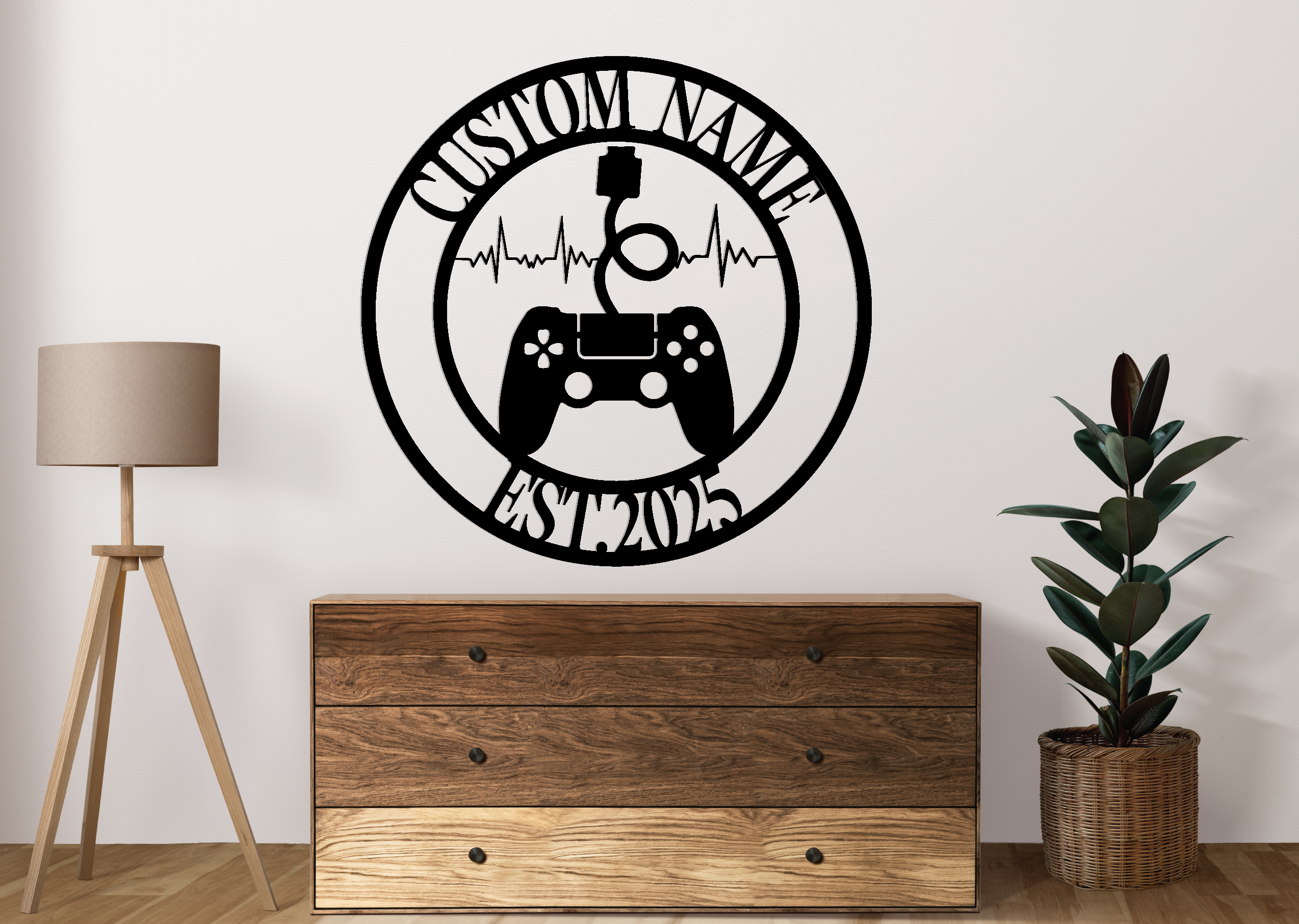 Custom Metal Gaming Metal Sign