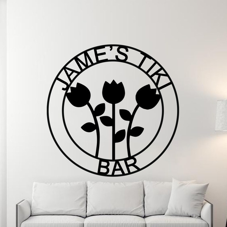 Custom Garden Metal Sign, Personalized Garden Sign, Garden Business Name Sign, Mother's Day Gift, Gifts for Her, Garden Decor, Garden Sign