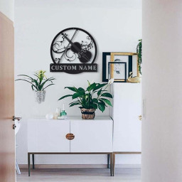 Personalized Violin Monogram Metal Sign Art | Custom Violin Monogram Metal Sign | Musical Instrument Gift | Music Gift