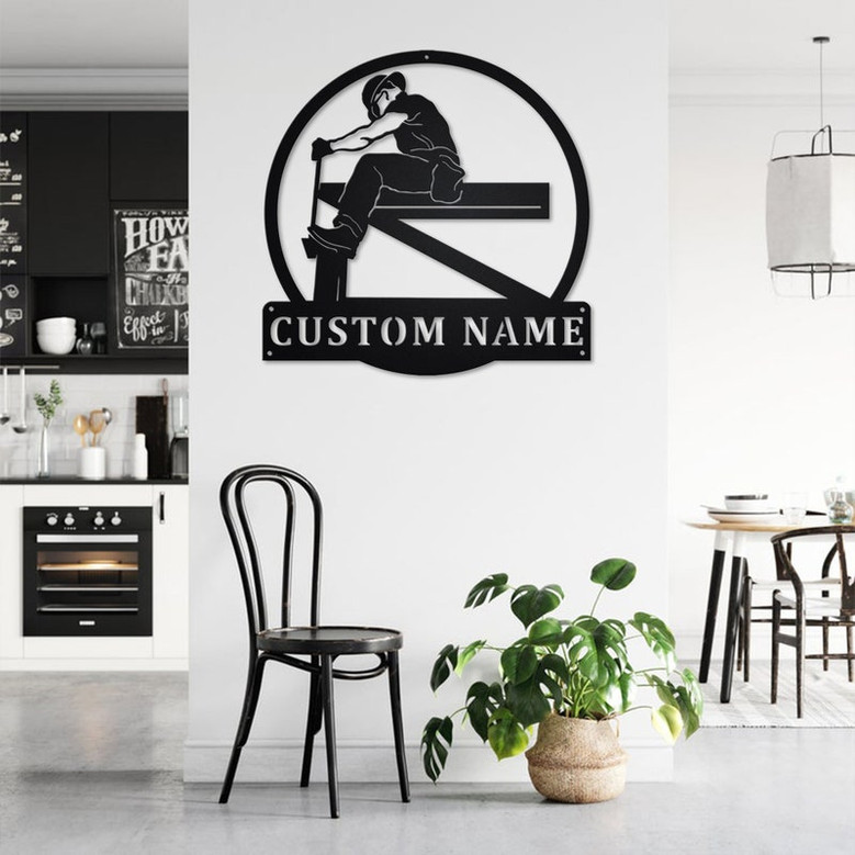Personalized Ironworker Metal Sign | Ironworker Metal Wall Art | Ironworker Metal wall Decor | Ironworker Gift | Custom Ironworker